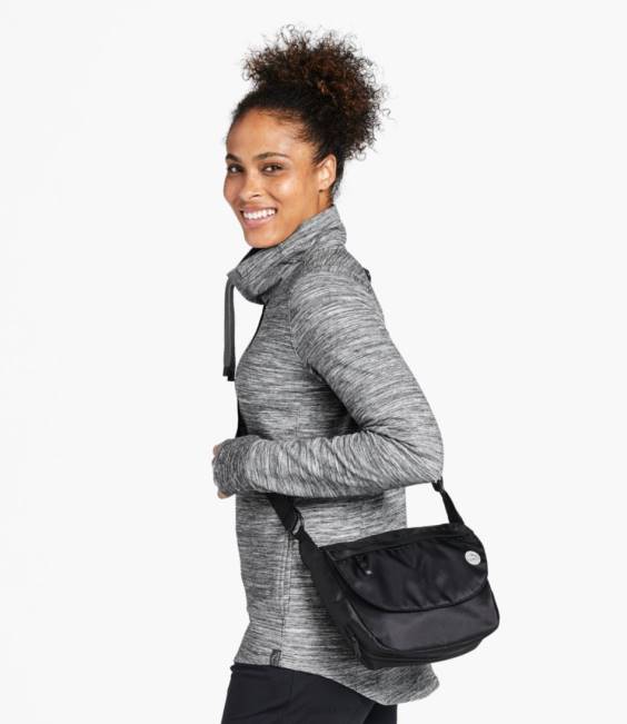 LLBean Boundless Expandable Crossbody Bag Unisex J46J5420 Accessories Light Gray Heather