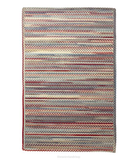 LLBean Braided Wool Rug Horizontal Braid Unisex J46J6375 Home Goods Indigo Multi