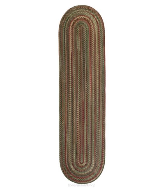 LLBean Braided Wool Runner Unisex J46J4516 Home Goods Rose/Moss