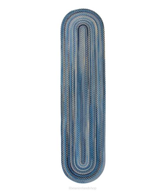 LLBean Braided Wool Runner Unisex J46J5634 Home Goods Mid-Blue Multi