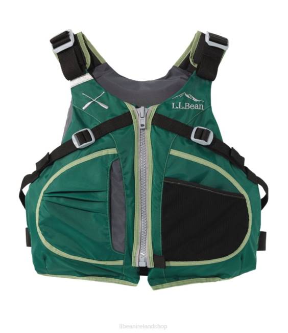 LLBean Breathable Highback PFD Unisex J46J1385 Water Sports Hunter Green