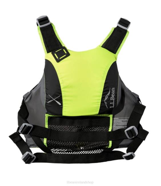LLBean Breathable Highback PFD Unisex J46J3933 Water Sports Neon Yellow