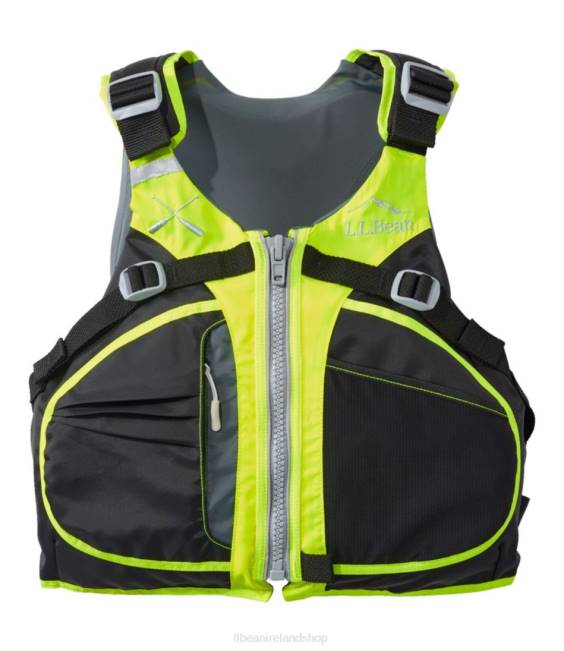 LLBean Breathable Highback PFD Unisex J46J5284 Water Sports Neon Yellow