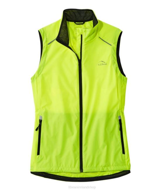 LLBean Bright Multisport Vest Women J46J867 Outerwear Neon Yellow