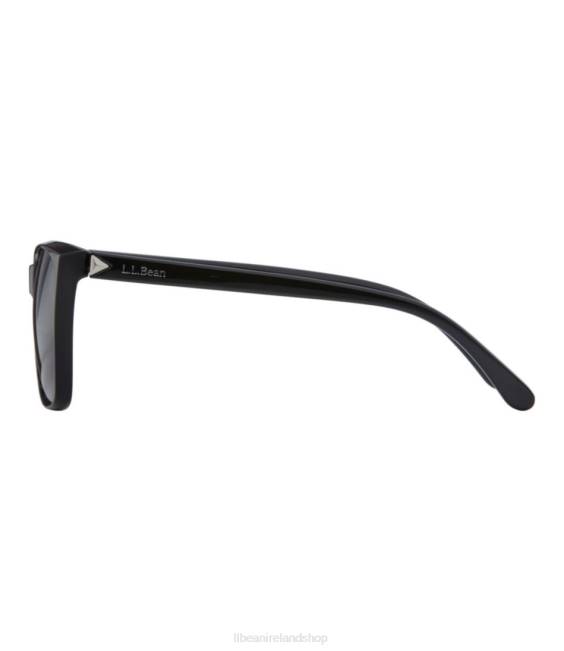 LLBean Bryson Polarized Sunglasses Unisex J46J719 Outdoor Accessories Shiny Black/Silver