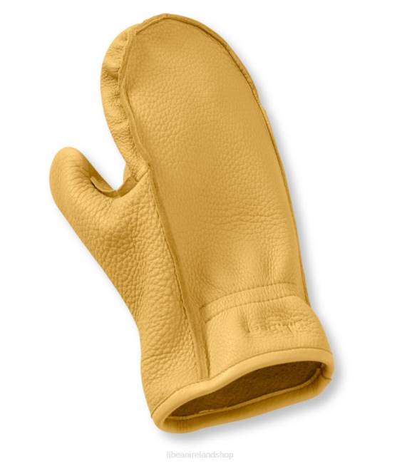 LLBean Buckskin Chopper Mitts Men J46J3451 Accessories Gold