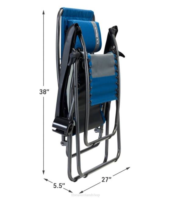 LLBean Camp Comfort II Recliner Unisex J46J1386 Camping Furniture Marine Blue