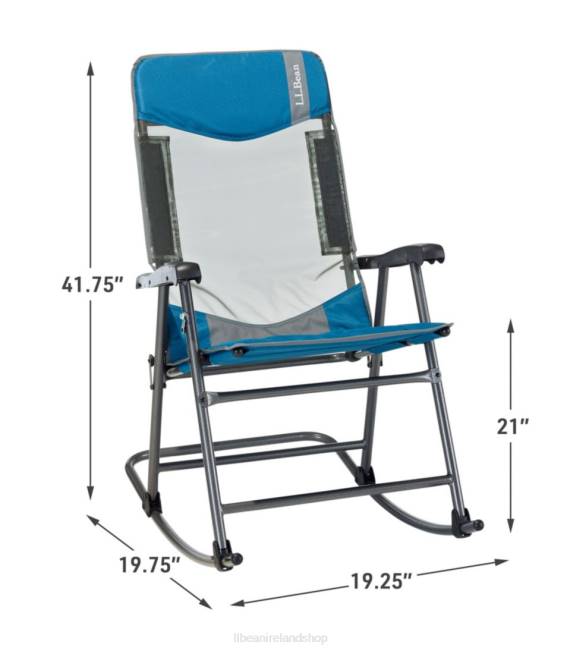 LLBean Camp Comfort II Rocker Unisex J46J1240 Camping Furniture Marine Blue