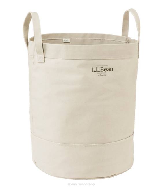 LLBean Canvas Laundry Storage Tote Unisex J46J2502 Home Decor Natural