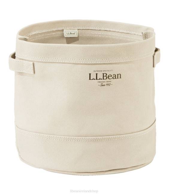 LLBean Canvas Storage Cubby Tote Unisex J46J2726 Home Decor Natural