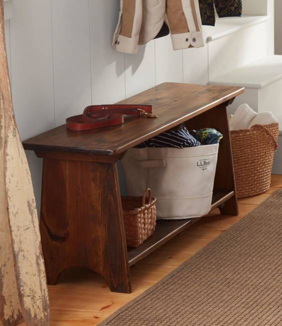 LLBean Canvas Storage Cubby Tote Unisex J46J2726 Home Decor Natural