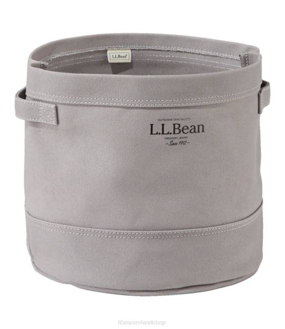 LLBean Canvas Storage Cubby Tote Unisex J46J4499 Home Decor Frost Gray
