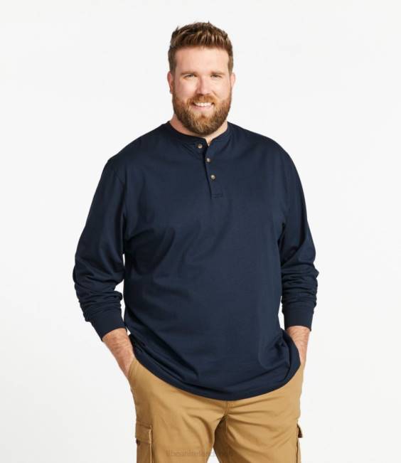 LLBean Carefree Unshrinkable Tee Men J46J5719 Clothing Gray Heather