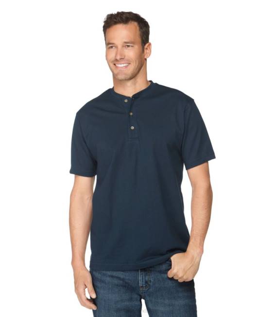 LLBean Carefree Unshrinkable Tee Men J46J6899 Clothing Black