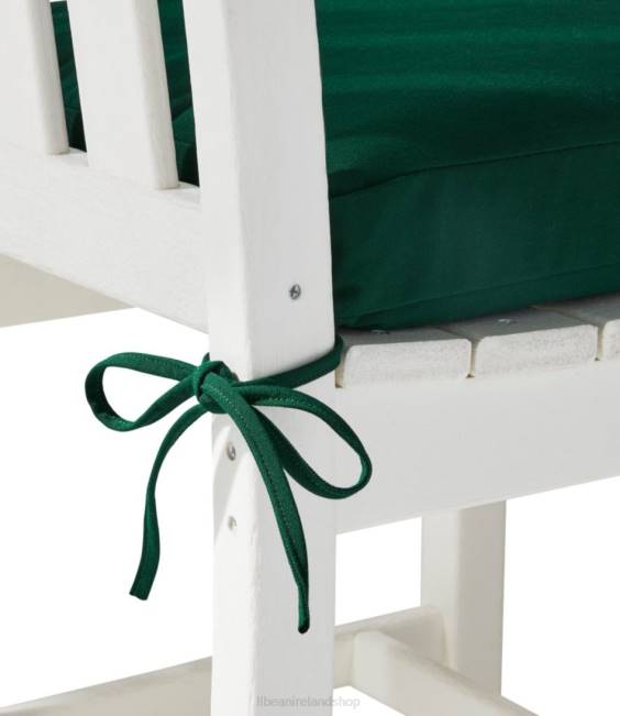 LLBean Casco Bay All-Weather Folding/Armless Chair Cushion Unisex J46J2728 Backyard  Patio Green