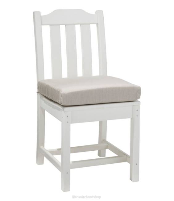 LLBean Casco Bay All-Weather Folding/Armless Chair Cushion Unisex J46J4501 Backyard  Patio Sand