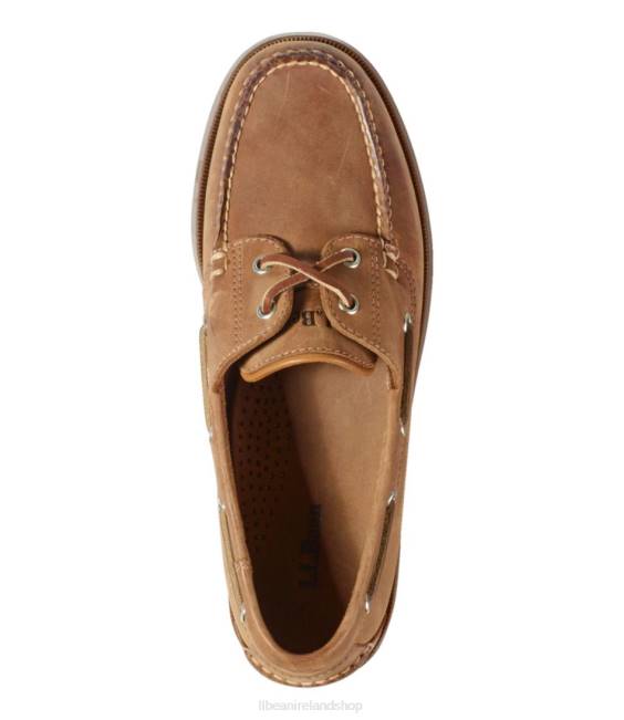 LLBean Casco Bay Boat Mocs Men J46J5155 Footwear Light Brown
