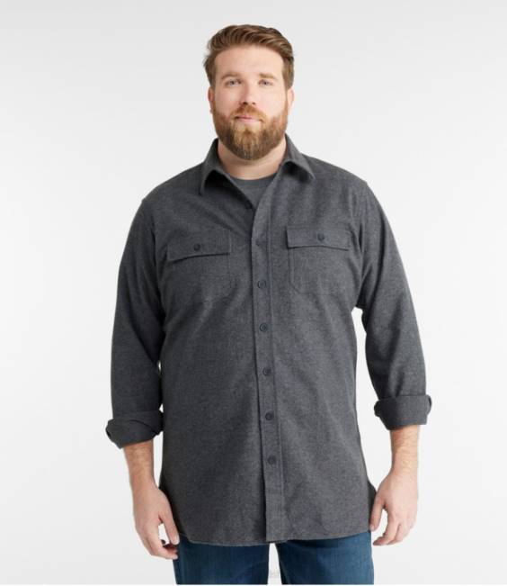 LLBean Chamois Shirt Men J46J3256 Clothing Barley