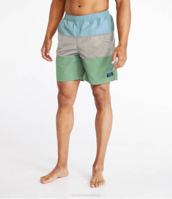 LLBean Classic Supplex Sport Shorts Men J46J4781 Clothing Blue Quartz/Woodsmoke/Light Everglade