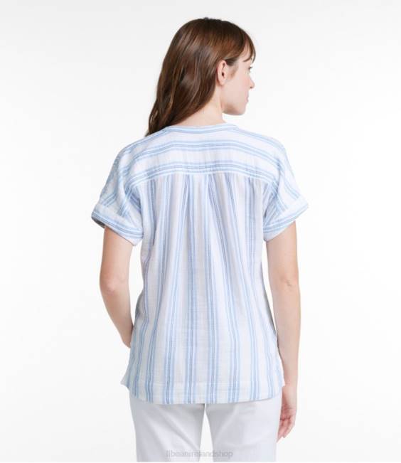 LLBean Cloud Gauze Shirt Women J46J4643 Clothing White
