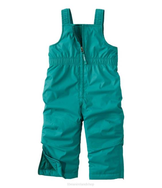 LLBean Cold Buster Snow Bibs Kids J46J3684 Outerwear Warm Teal