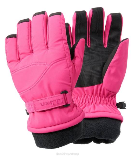 LLBean Cold Buster Waterproof Gloves Kids J46J5721 Clothing Pink Berry