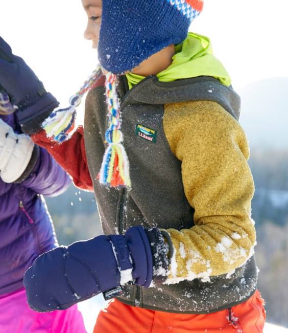 LLBean Cold Buster Waterproof Mittens Kids J46J95 Clothing Warm Teal