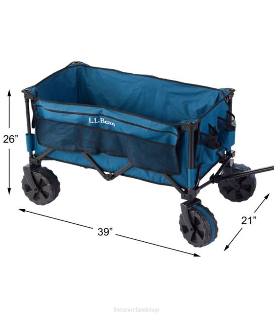 LLBean Collapsible Wagon Unisex J46J1225 Games  Recreation Blue