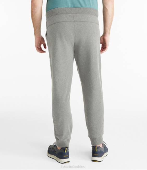 LLBean Comfort Camp Sweatpants Logo Men J46J3302 Clothing Iron Heather