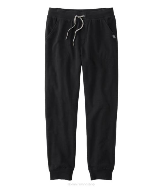 LLBean Comfort Camp Sweatpants Logo Men J46J5893 Clothing Midnight Black