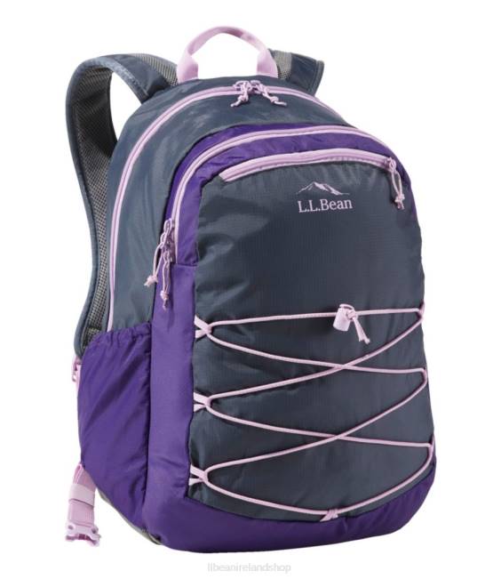 LLBean Comfort Carry Laptop Pack Unisex J46J5441 Accessories Carbon Navy/Rich Purple