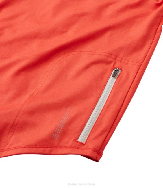 LLBean Comfort Cycling Jersey Men J46J1430 Clothing Paprika/Adobe Red