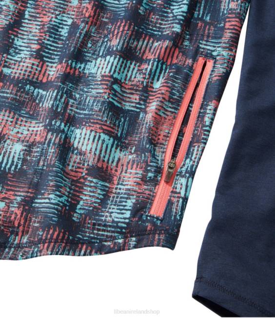 LLBean Comfort Cycling Jersey Men J46J595 Clothing Classic Navy Geo Print/Classic Navy