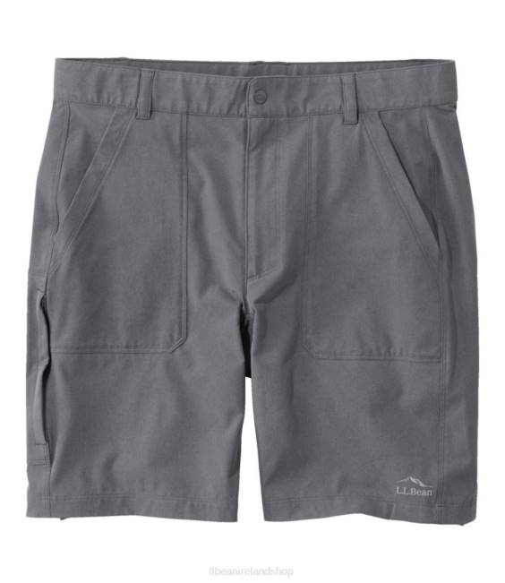 LLBean Comfort Cycling Shorts with Liner Men J46J425 Clothing Alloy Gray