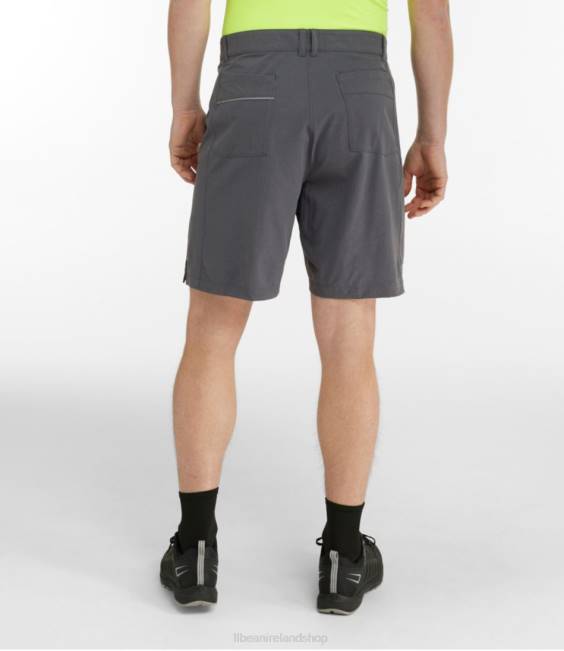 LLBean Comfort Cycling Shorts with Liner Men J46J425 Clothing Alloy Gray