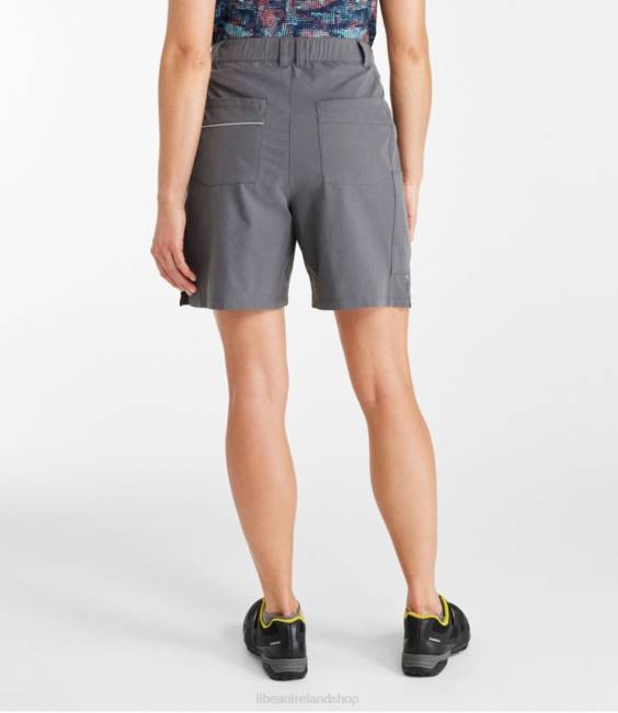 LLBean Comfort Cycling Shorts with Liner Women J46J1389 Clothing Alloy Gray