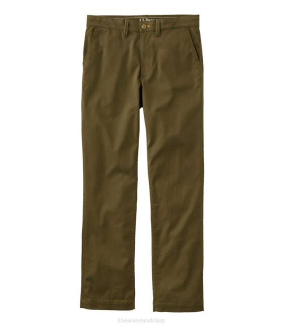LLBean Comfort Stretch Chino Pants Men J46J6961 Clothing Antique Olive