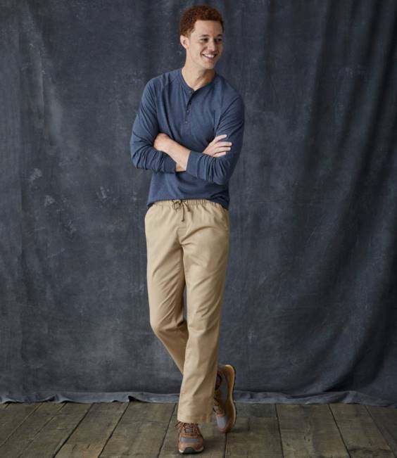 LLBean Comfort Stretch Dock Pants Men J46J4733 Clothing Coal