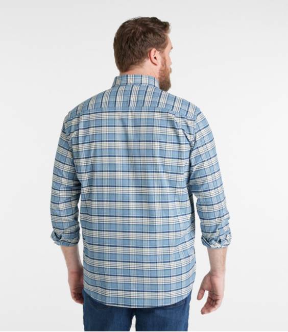 LLBean Comfort Stretch Oxford Shirt Men J46J5837 Clothing Twilight