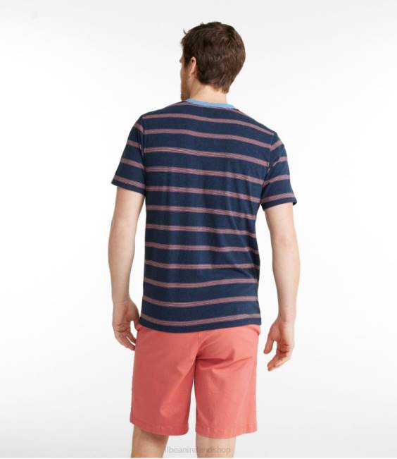 LLBean Comfort Stretch Pima Tee Shirt Men J46J430 Clothing Warm Gold