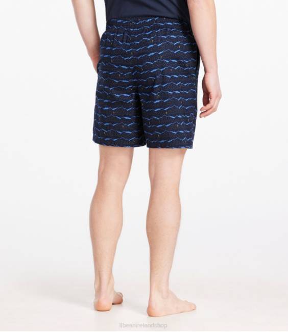 LLBean Comfort Stretch Woven Sleep Shorts Men J46J301 Clothing Paprika