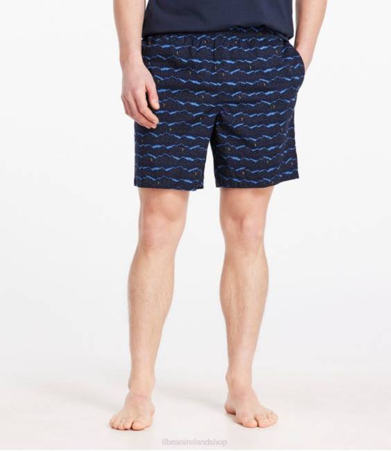 LLBean Comfort Stretch Woven Sleep Shorts Men J46J6530 Clothing Deep Olive Camping