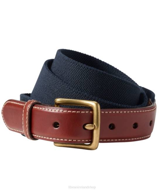 LLBean Comfort Waist Belt Men J46J3230 Accessories Navy