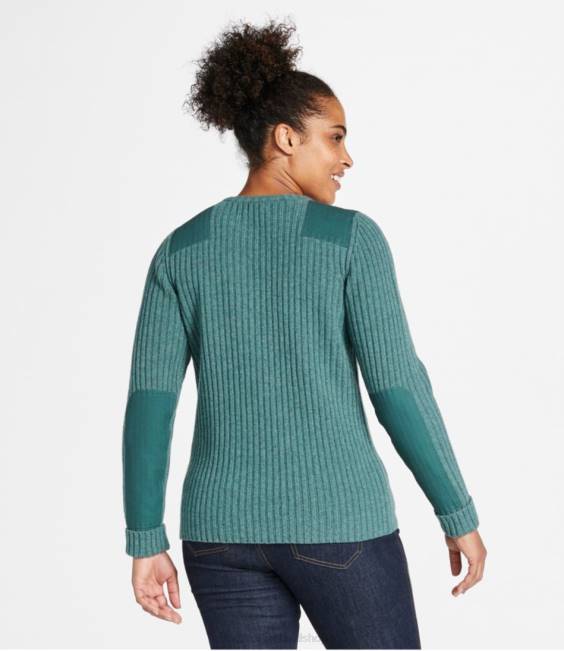 LLBean Commando Crewneck Sweater Women J46J5951 Outdoor Equipment Black