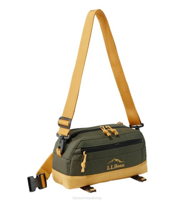 LLBean Continental Waist Pack Unisex J46J3873 Outdoor Equipment Loden/Warm Gold