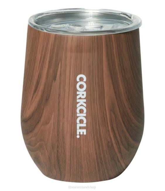 LLBean Corkcicle Stemless Cup Unisex J46J4193 Outdoor Accessories Walnut Wood