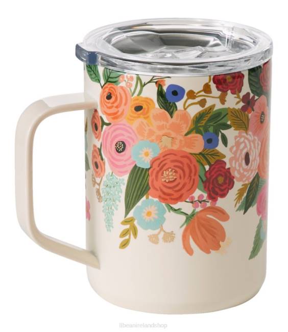 LLBean Corkcicle x Rifle Paper Co Mug Garden Party Unisex J46J2558 Outdoor Accessories Cream