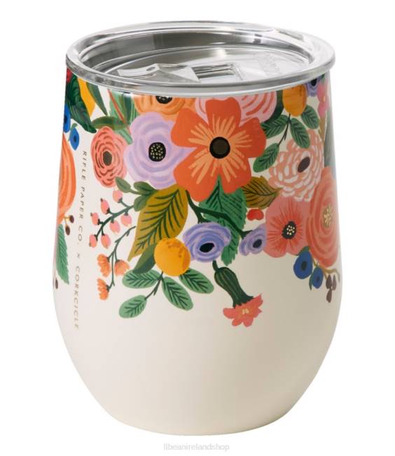 LLBean Corkcicle x Rifle Paper Co Stemless Cup Garden Party Unisex J46J2548 Outdoor Accessories Cream