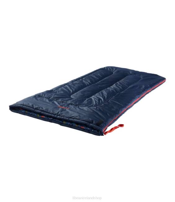 LLBean Cotton-Blend Camp Sleeping Bag Unisex J46J5260 Outdoor Equipment Navy Sunrise