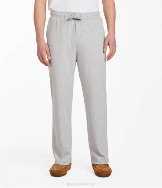 LLBean Cotton Knit Pajamas Men J46J191 Clothing Darkest Brown Heather